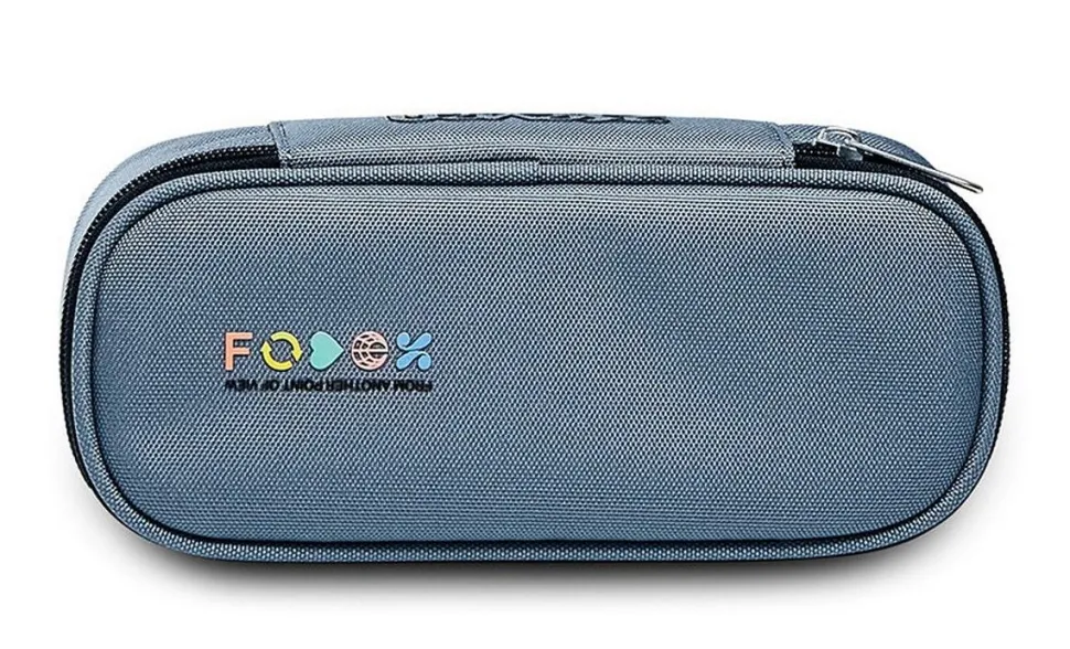 Astuccio scuola Fedez x Seven Round Plus Grigio