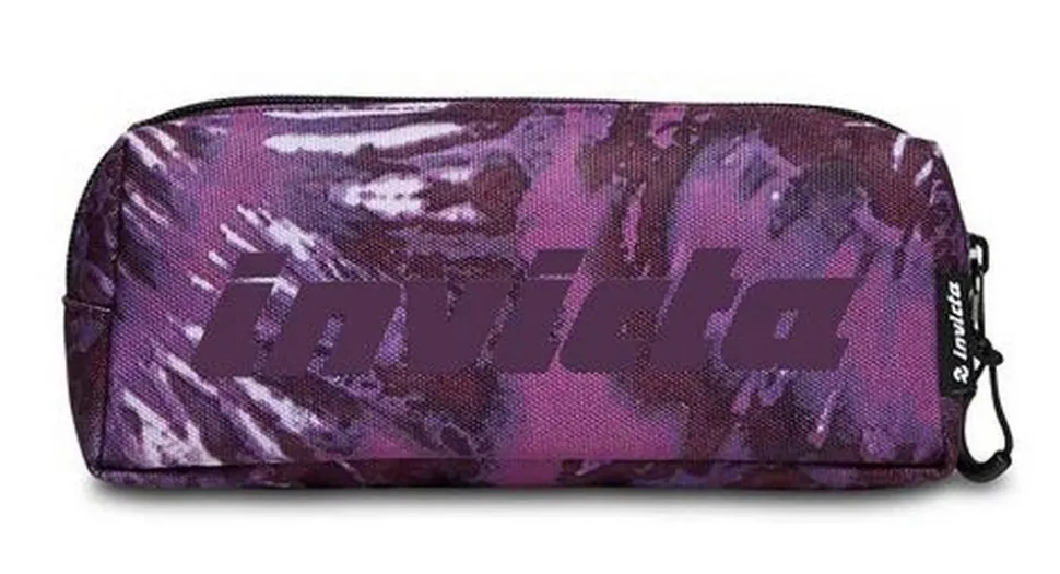 Astuccio scuola Invicta Square Pencil Bag Tie Dye Purple
