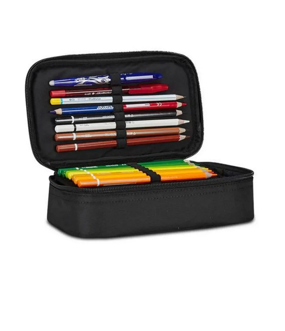 Astuccio scuola Seven Quick Case Freethink Jet Black