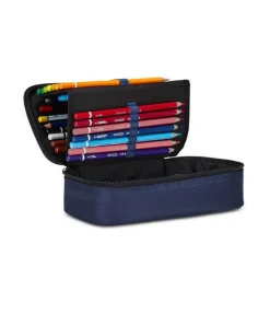 Astuccio scuola Seven Quick Case Freethink Blue Deep