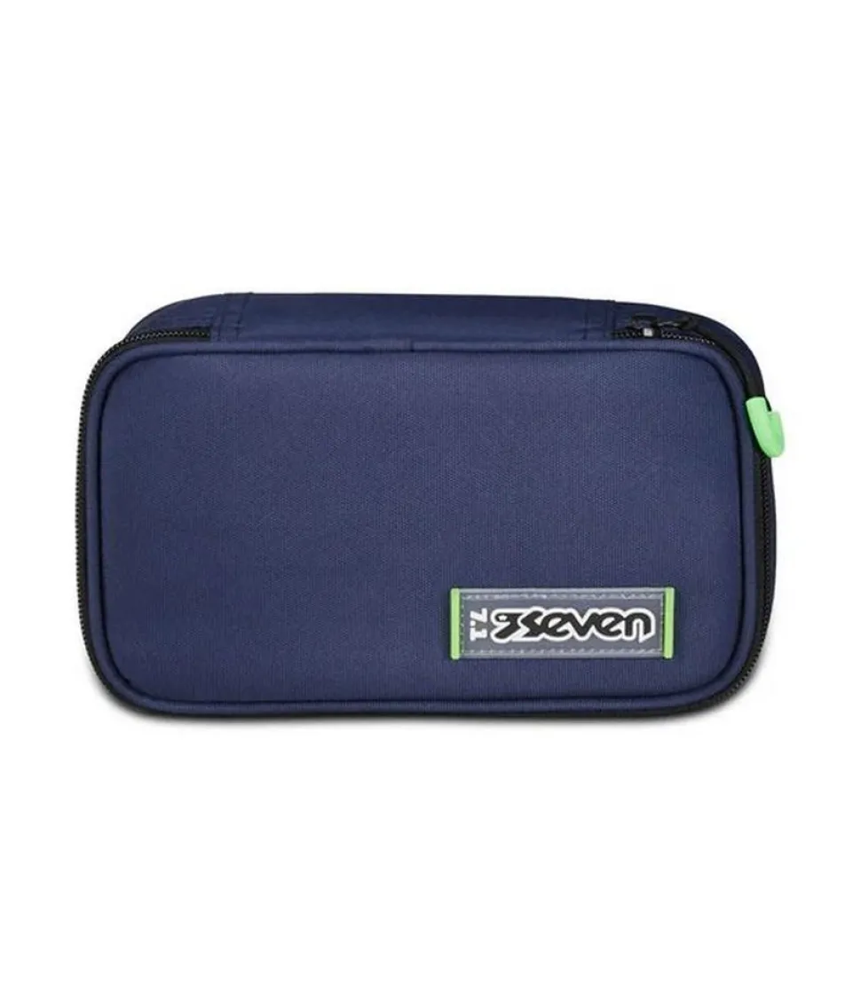 Astuccio scuola Seven Quick Case Freethink Blue Deep