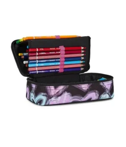 Astuccio scuola Seven Quick Case Freethink Girl Jet Black