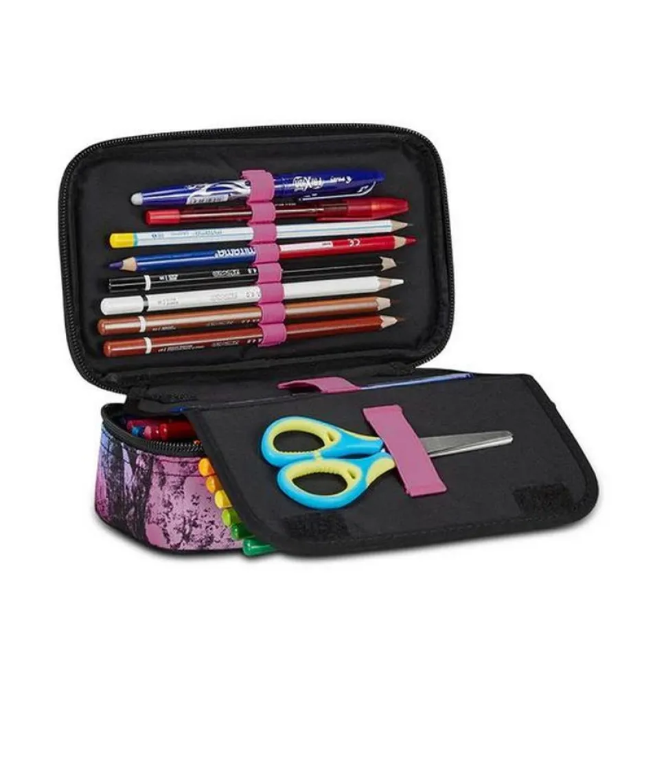 Astuccio scuola Seven Quick Case Freethink Girl Raspberry Rose