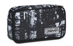 Astuccio scuola Seven Quick Case Freethink Boy Jet Black