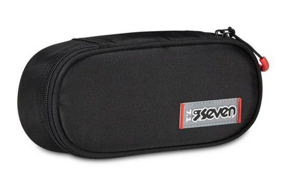 Astuccio scuola Seven Round Plus Freethink Jet Black