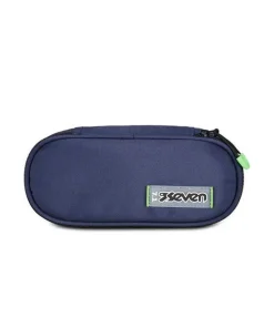 Astuccio scuola Seven Round Plus Freethink Blue Deep