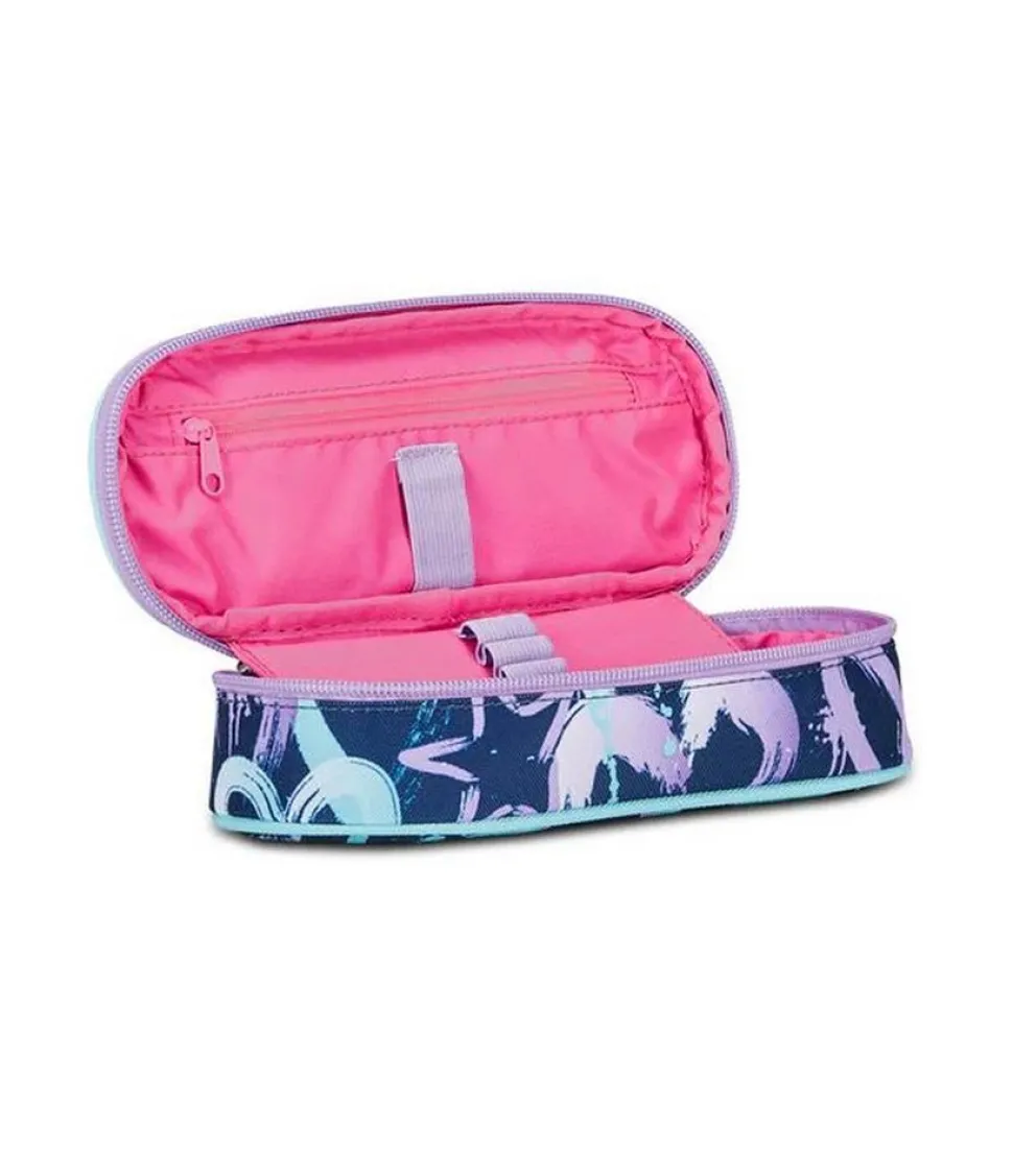 Astuccio scuola Seven Round Plus Crystal Purple
