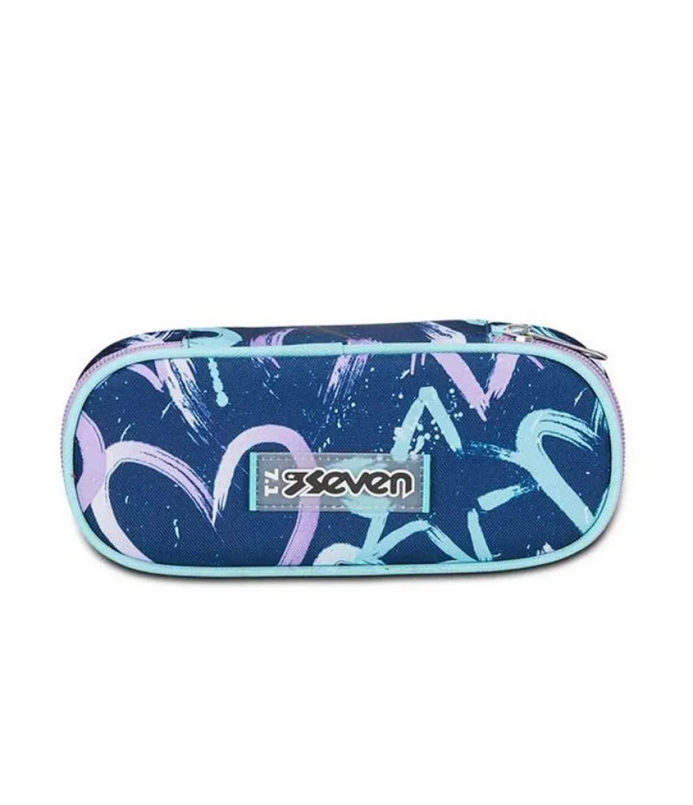 Astuccio scuola Seven Round Plus Crystal Purple