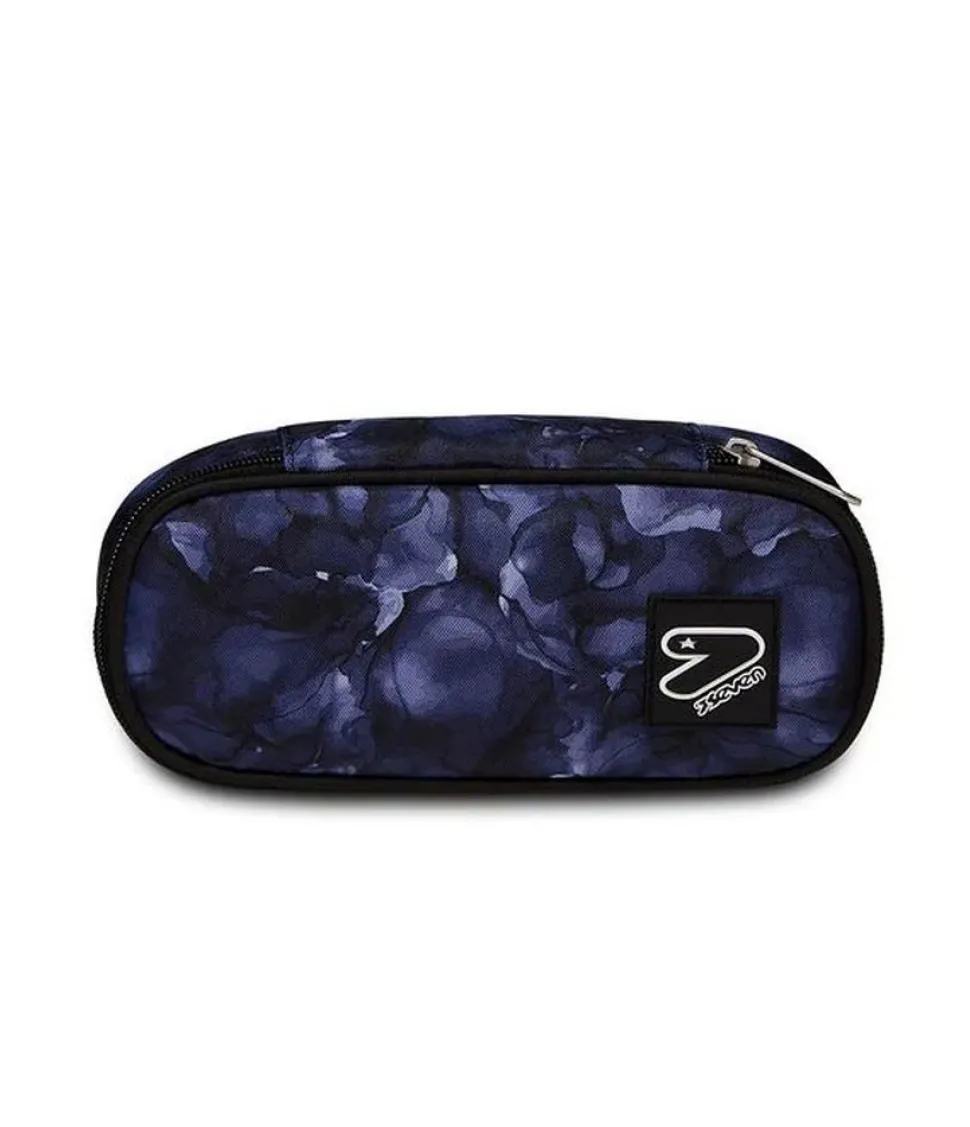 Astuccio scuola Seven Round Plus The Double Blue Deep