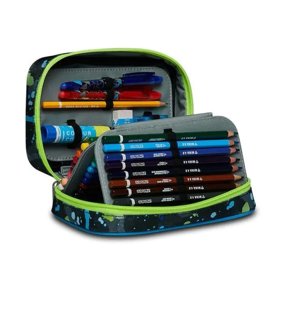 Astuccio scuola Seven Speed Case Fluo String Boy