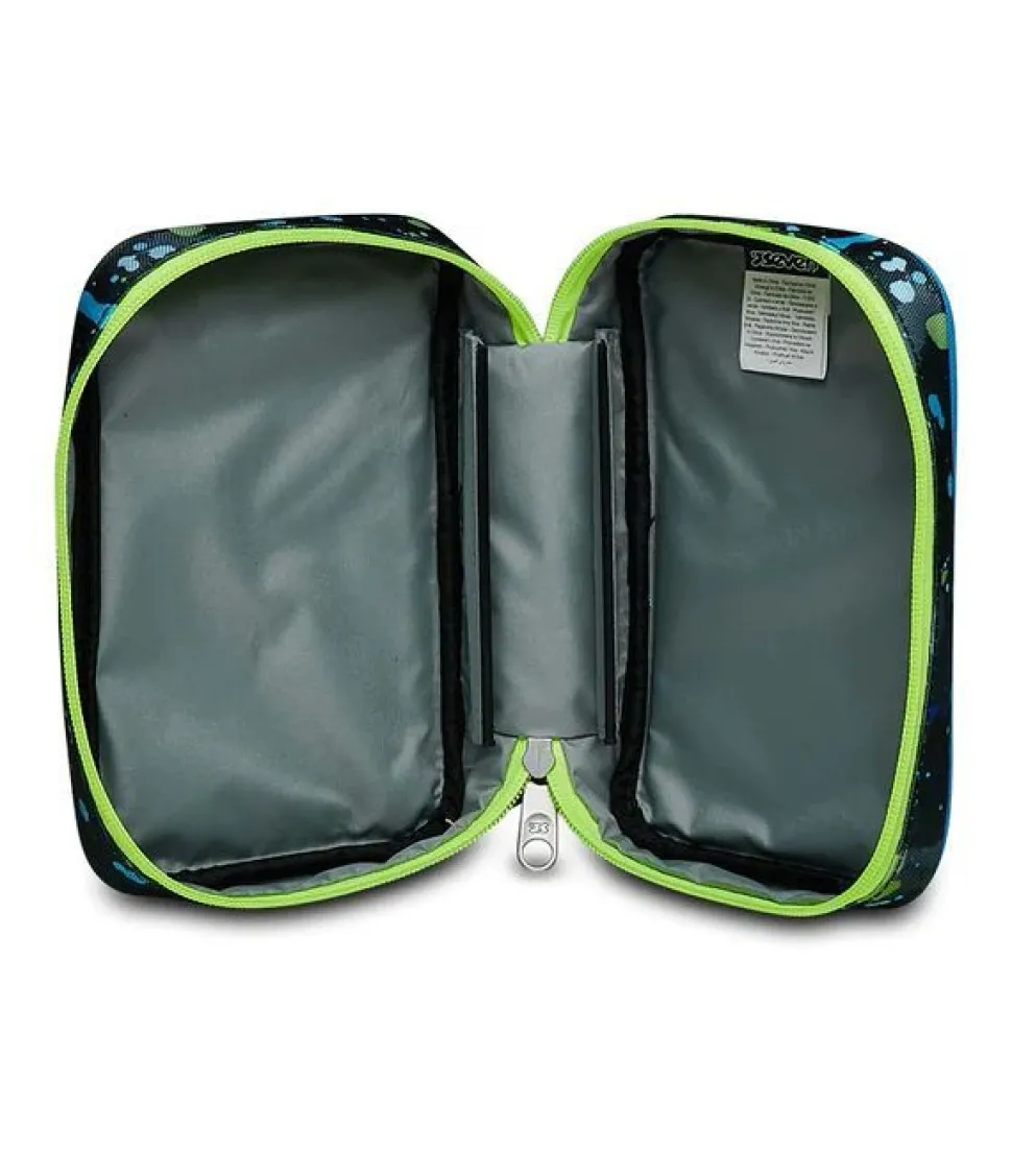 Astuccio scuola Seven Speed Case Fluo String Boy