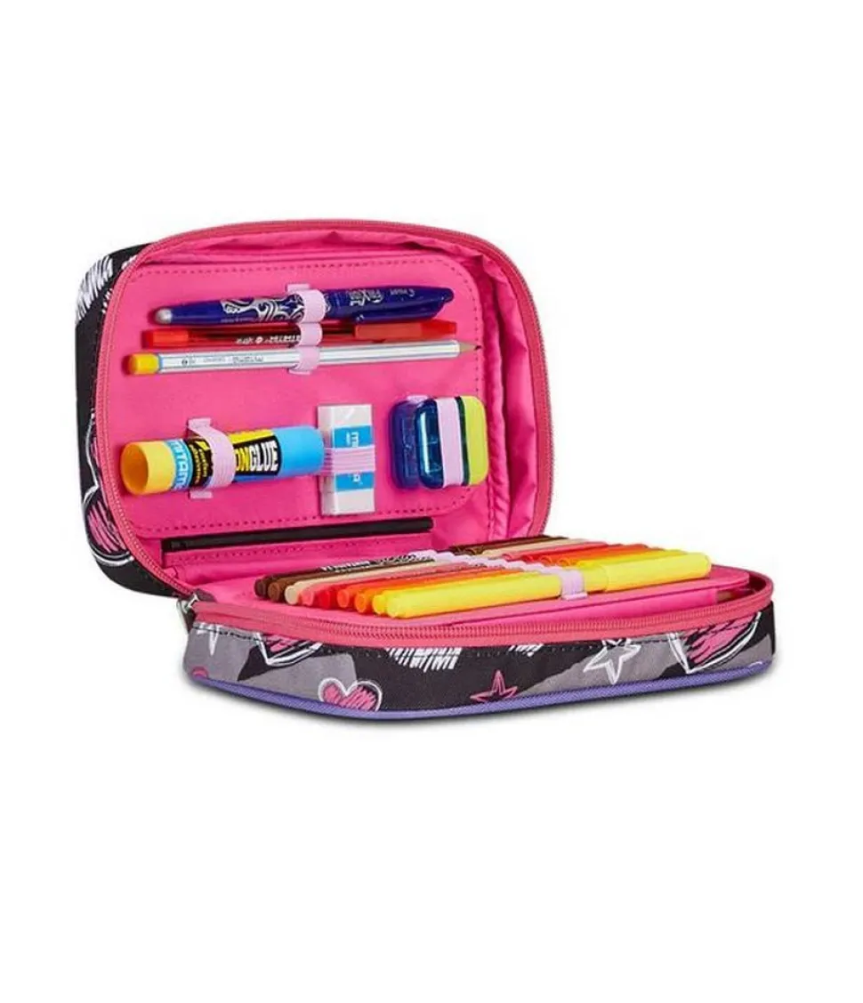 Astuccio scuola Seven Speed Case Draft Heart