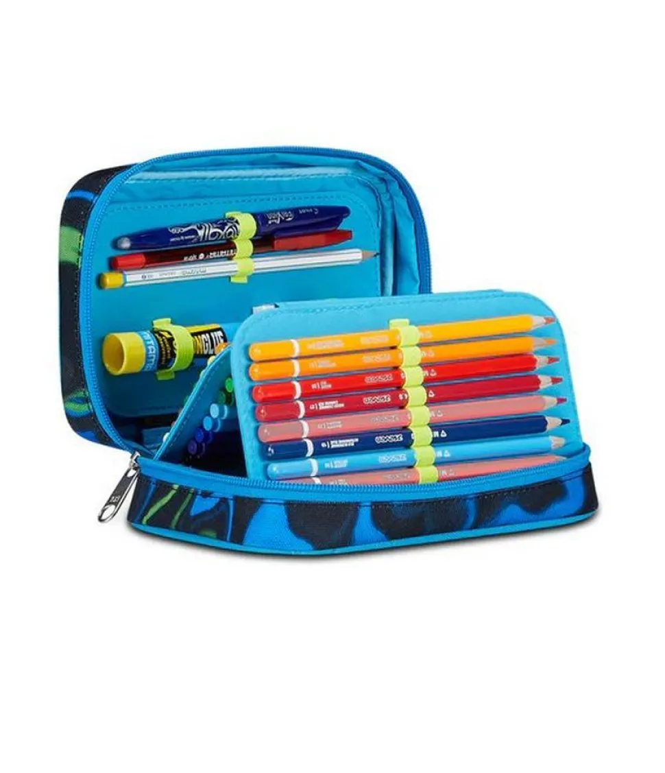 Astuccio scuola Seven Speed Case Multi-Shade Boy