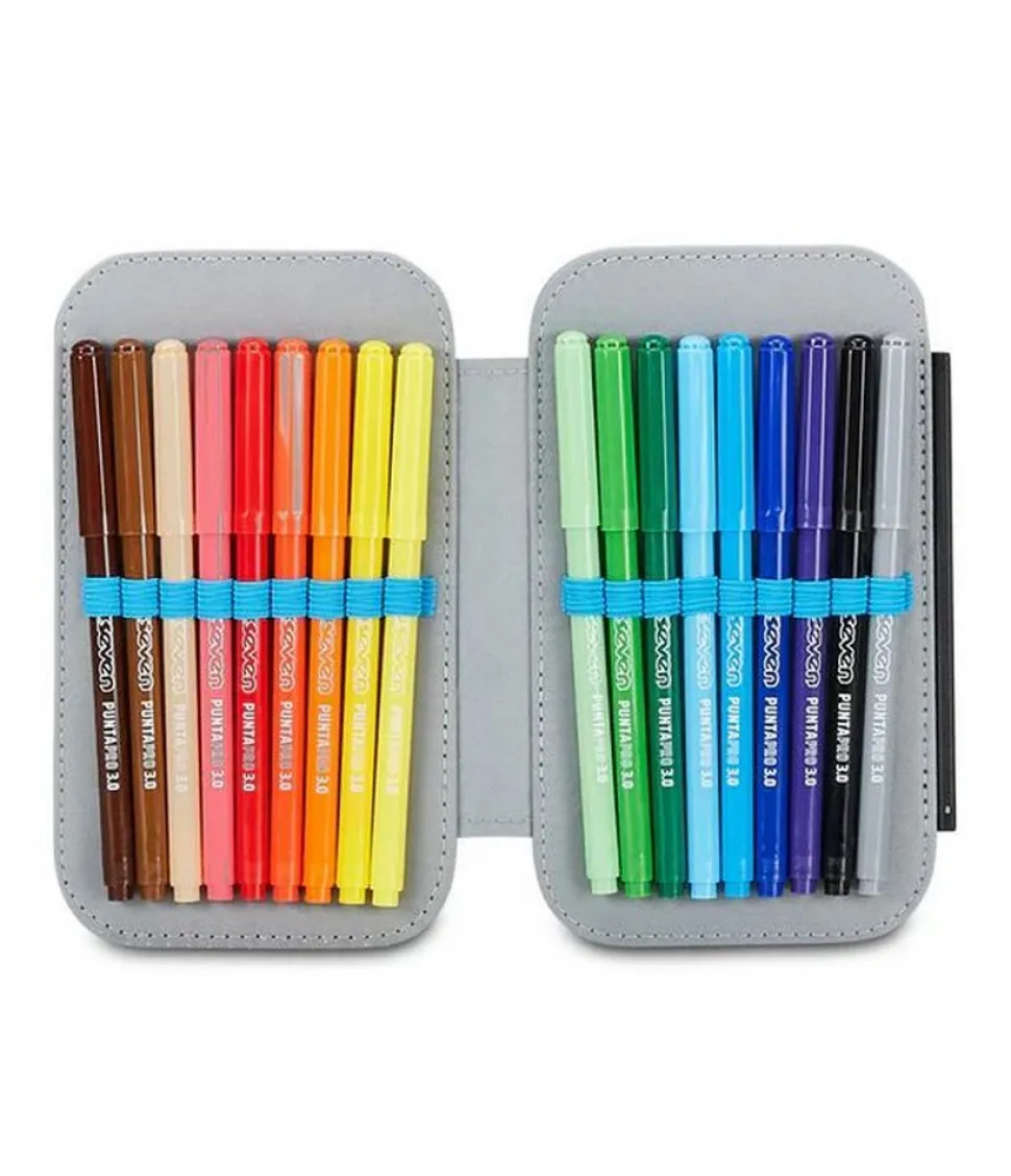 Astuccio scuola Seven Speed Case Half Street