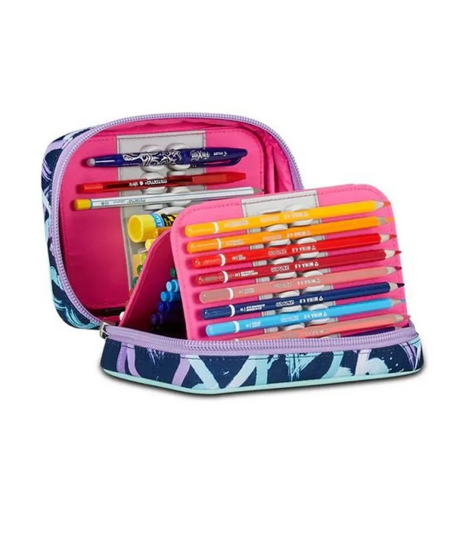 Astuccio scuola Seven Speed Pad Crystal Purple