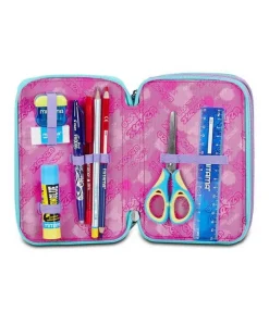 Astuccio scuola Seven 3 zip Crystal Purple