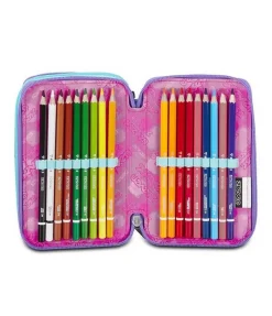 Astuccio scuola Seven 3 zip Custom Cloud