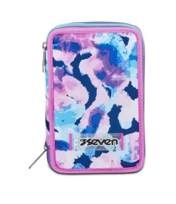 Astuccio scuola Seven 3 zip Custom Cloud