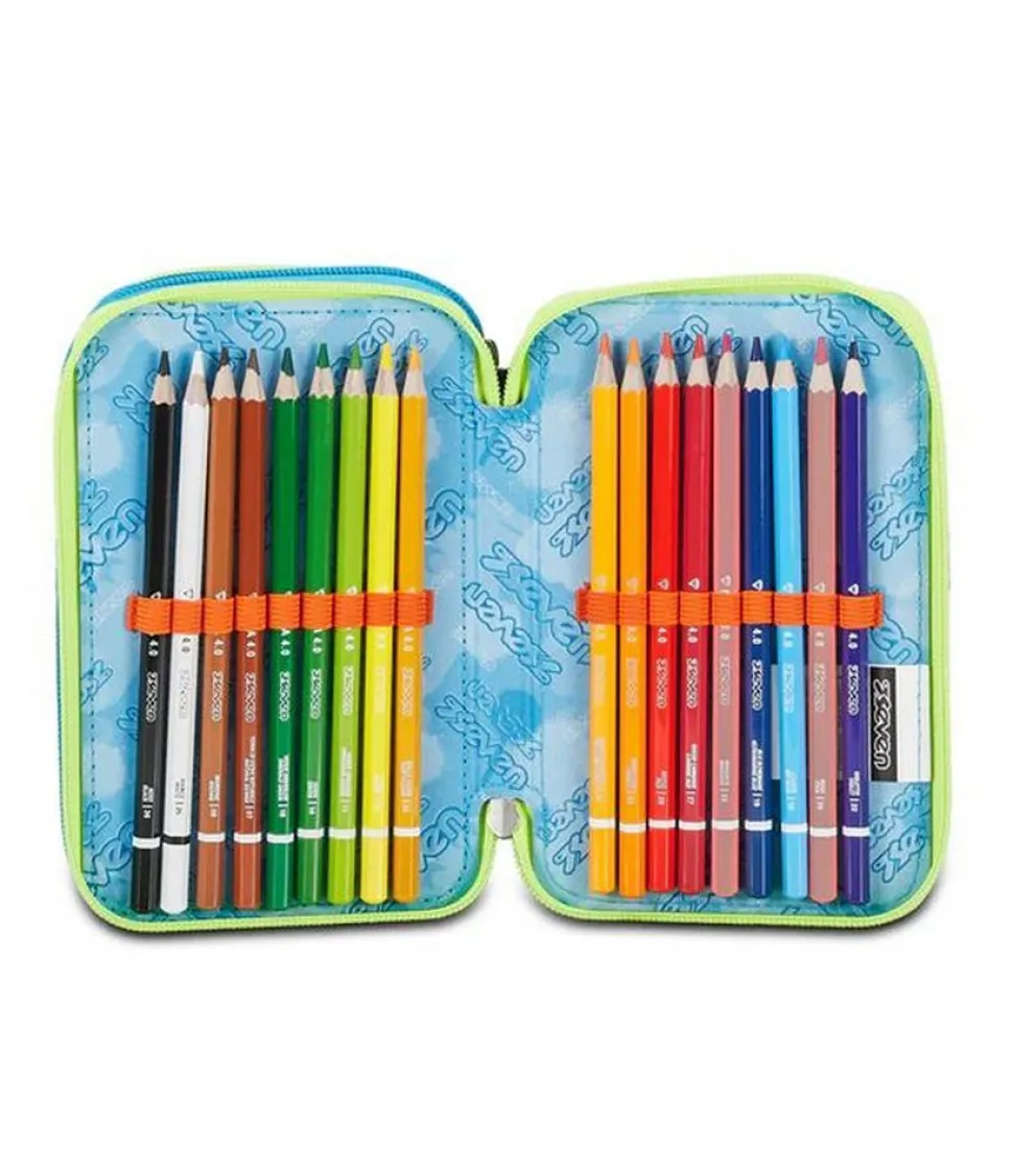 Astuccio scuola Seven 3 zip Feeling Me