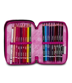 Astuccio scuola Seven 3 zip Kiddie Crush