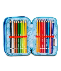 Astuccio scuola Seven 3 zip Mapset Boy