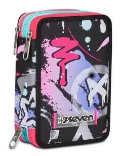 Astuccio scuola Seven 3 zip Mark On Girl