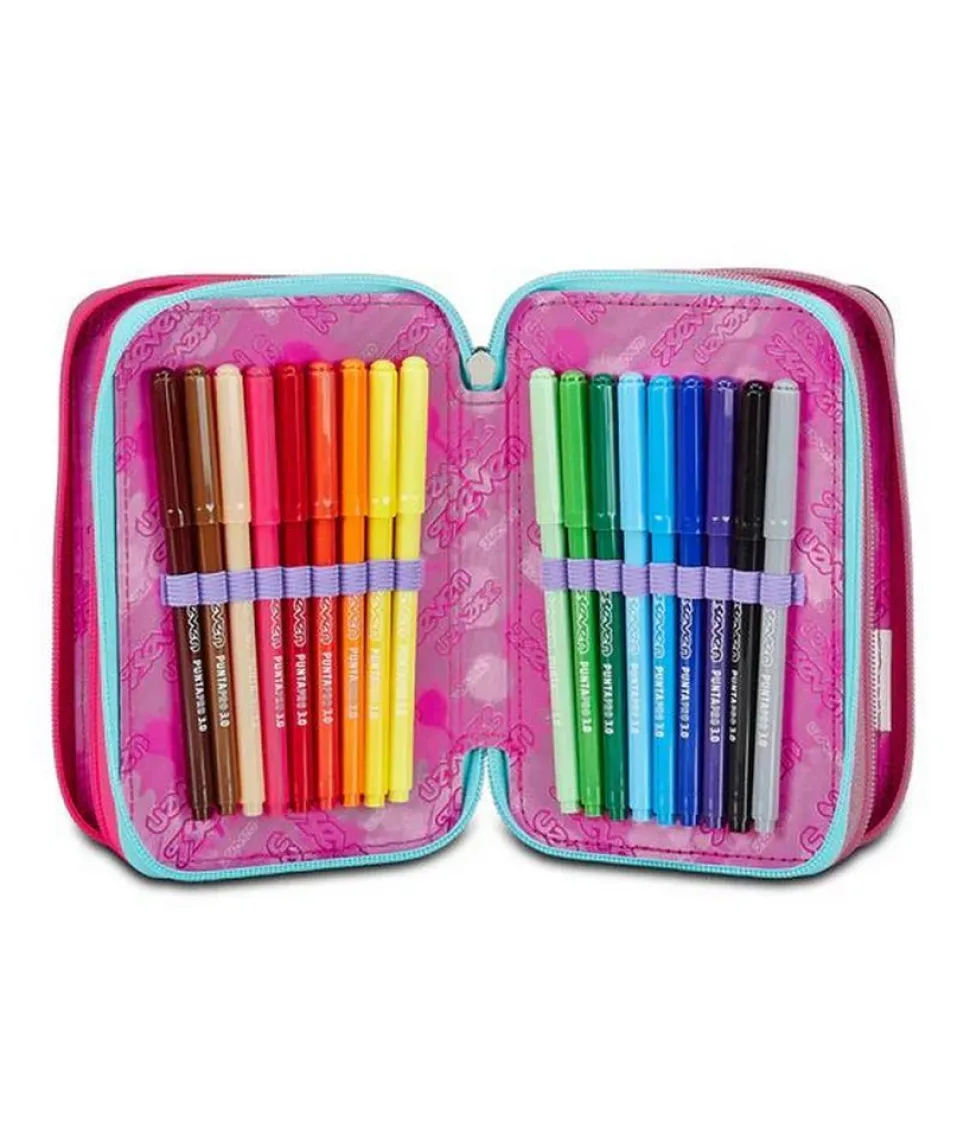 Astuccio scuola Seven 3 zip Mark On Girl