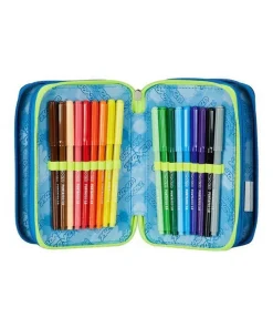 Astuccio scuola Seven 3 zip Multi-Shade Boy