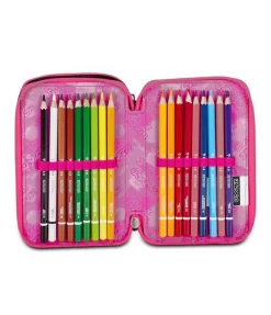 Astuccio scuola Seven 3 zip Multi-Shade Girl