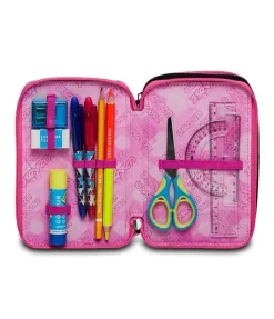 Astuccio scuola Seven 3 zip Zipper Glamy