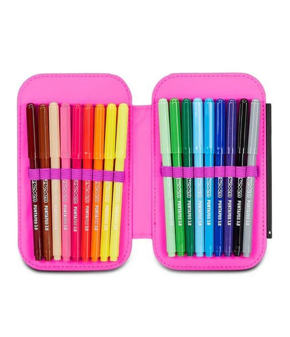 Astuccio scuola SJ Speed Case Unicorn Led