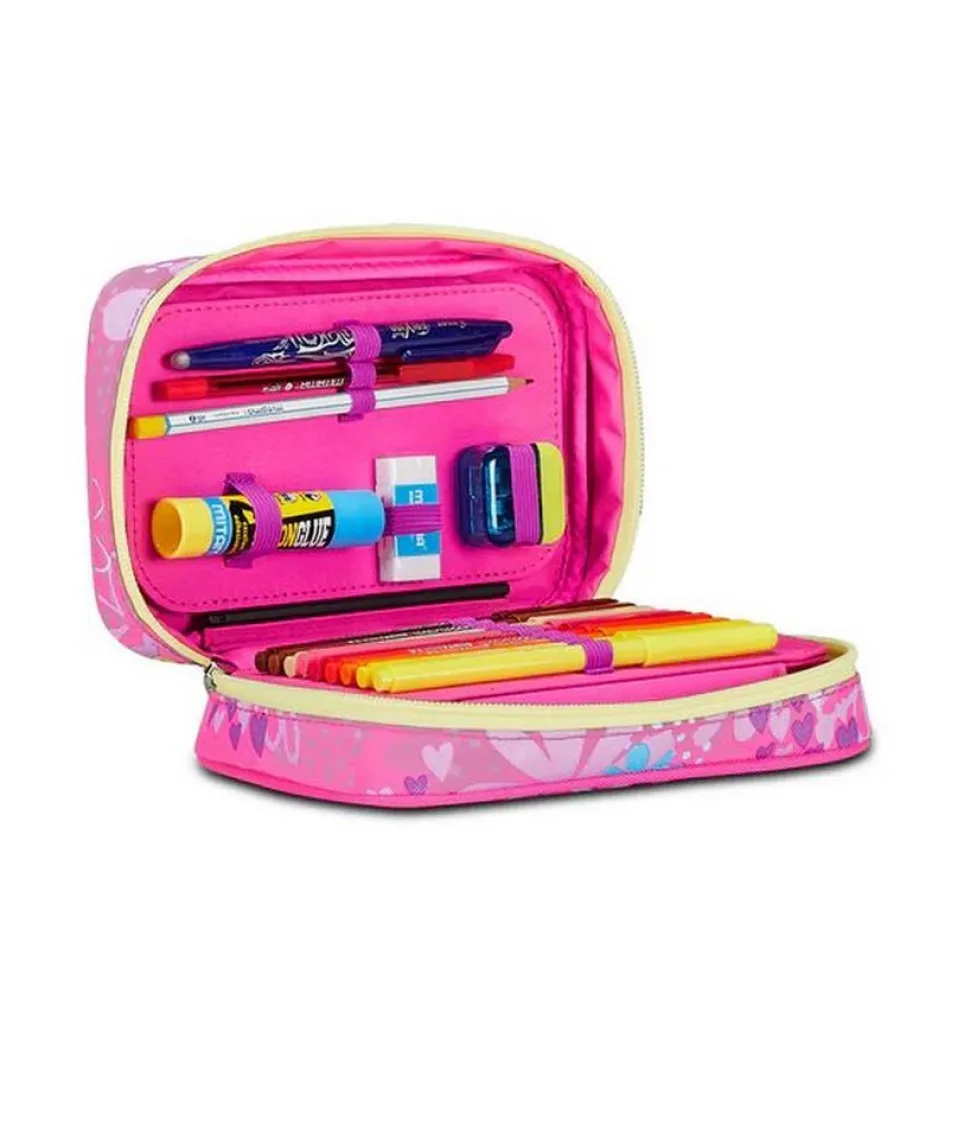 Astuccio scuola SJ Speed Case Unicorn Led