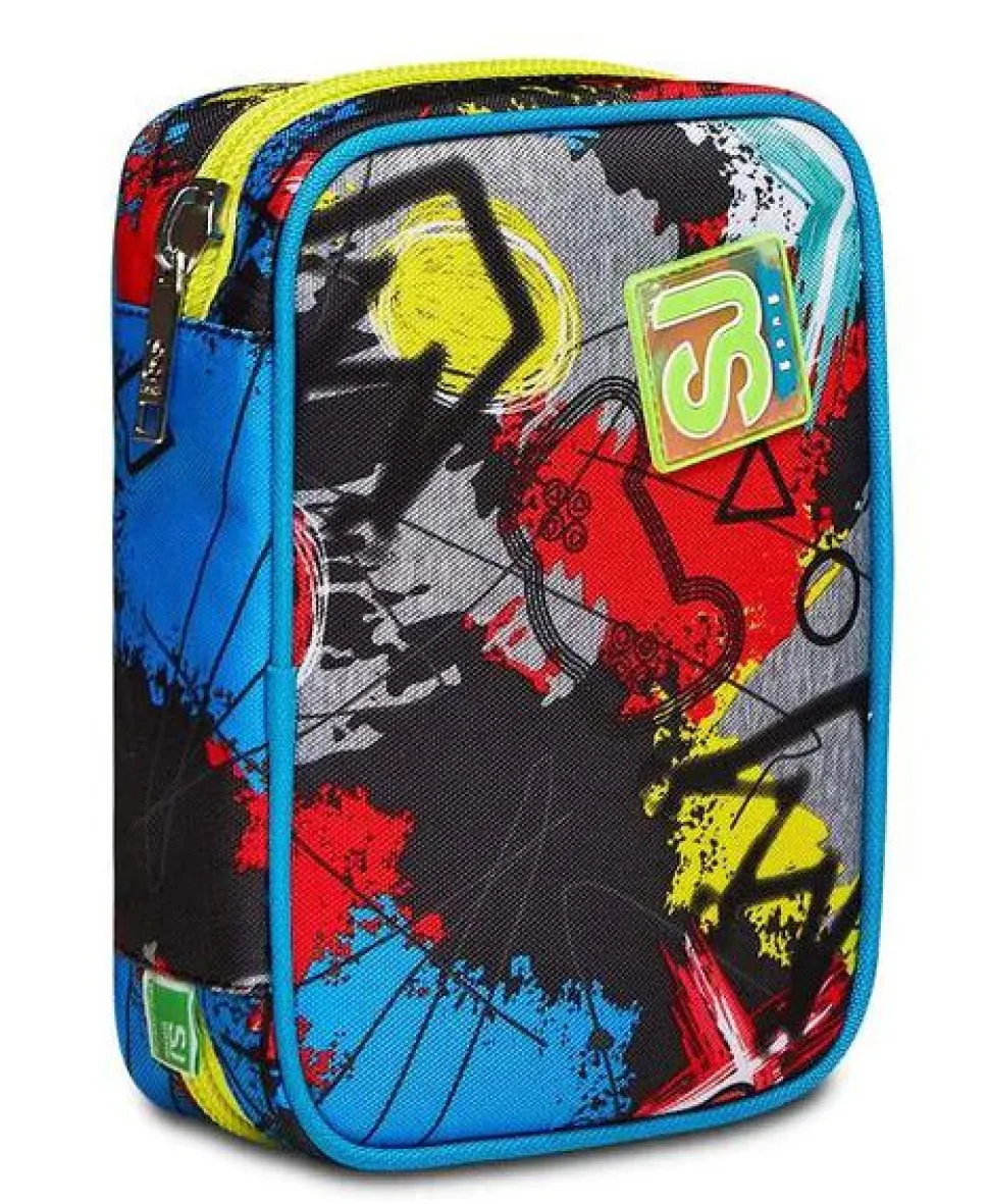 Astuccio scuola SJ Speed Pad Glitzled Boy