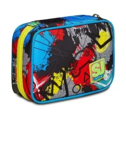 Astuccio scuola SJ Speed Pad Glitzled Boy
