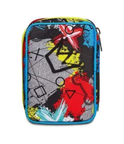 Astuccio scuola SJ Speed Pad Glitzled Boy