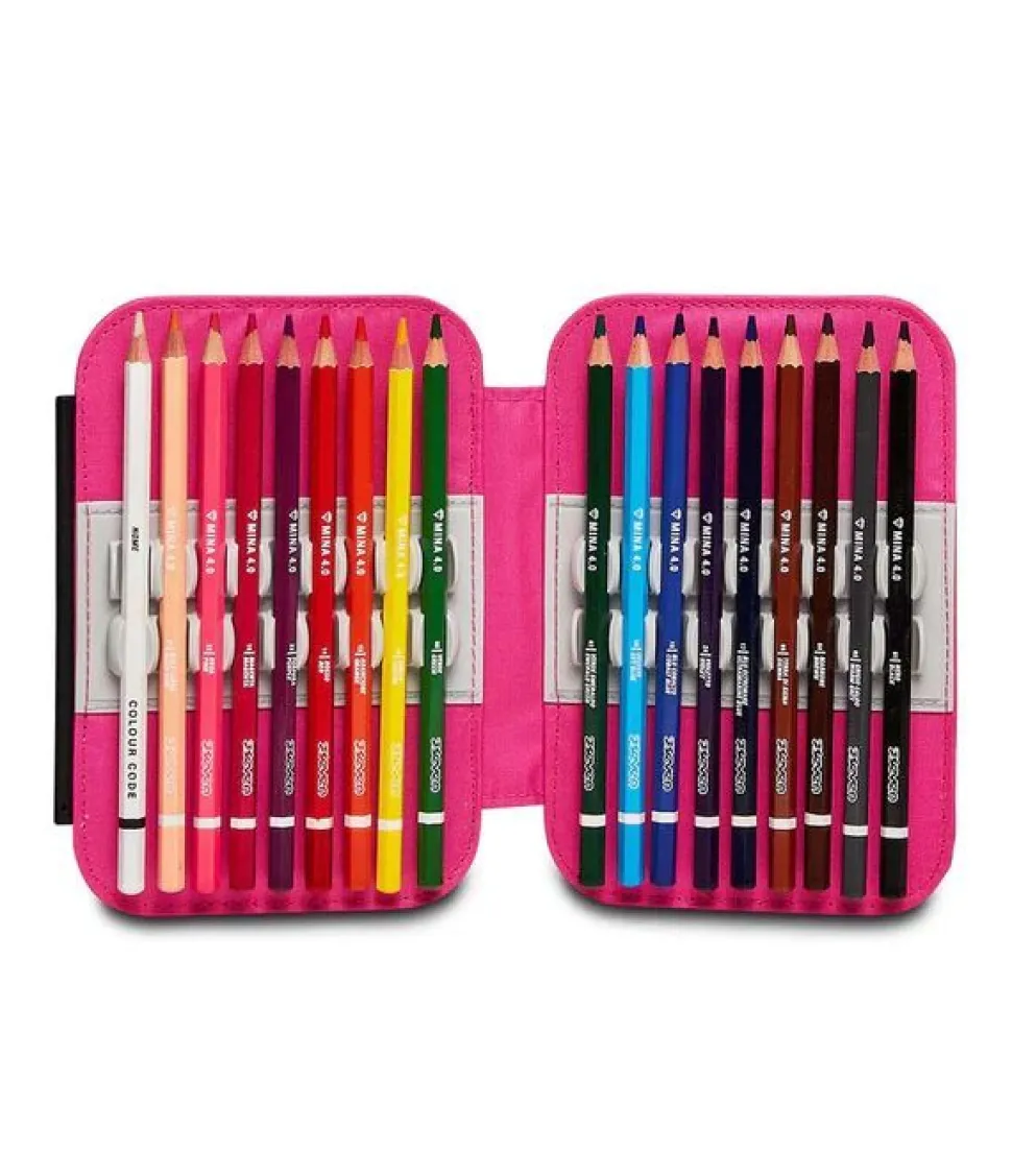 Astuccio scuola SJ Speed Pad Gleamled Girl