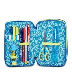 Astuccio scuola 3 zip SJ Born To Fun