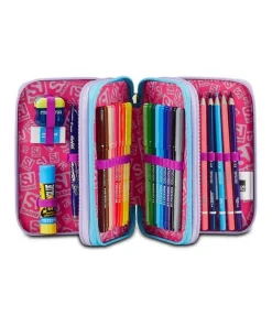 Astuccio scuola 3 zip SJ Colorjam