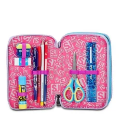 Astuccio scuola 3 zip SJ Colorjam