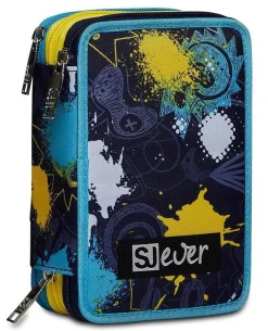 Astuccio scuola 3 zip SJ Ever Player Boy