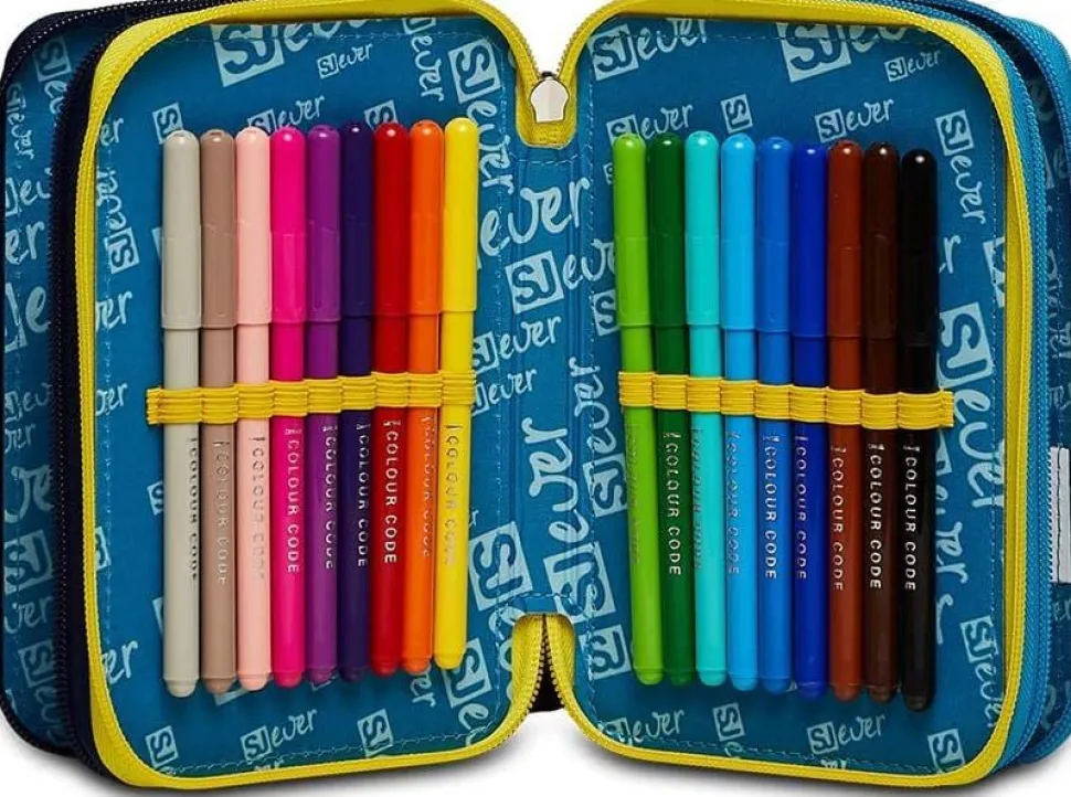 Astuccio scuola 3 zip SJ Ever Player Boy