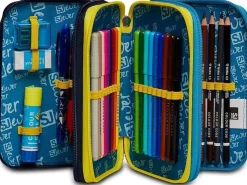 Astuccio scuola 3 zip SJ Ever Player Boy