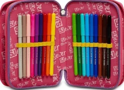 Astuccio scuola 3 zip SJ Ever Rayly Girl