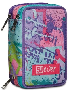 Astuccio scuola 3 zip SJ Ever Switie Girl