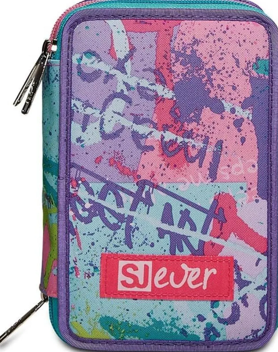 Astuccio scuola 3 zip SJ Ever Switie Girl