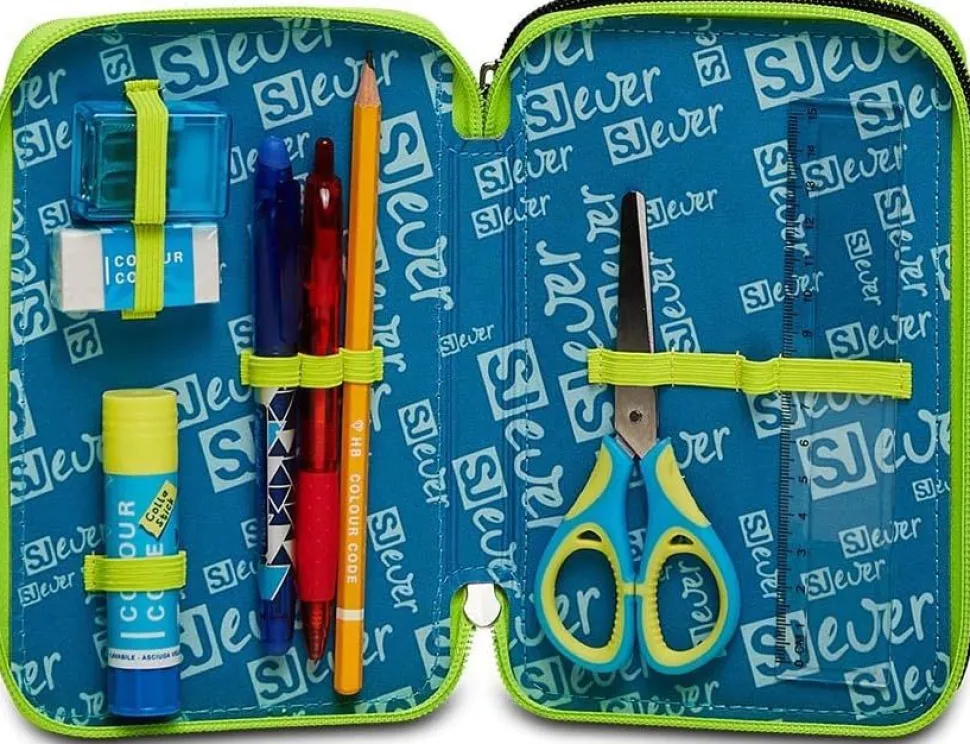 Astuccio scuola 3 zip SJ Ever Urby Boy