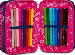 Astuccio scuola 3 zip SJ Ever Wingly Girl