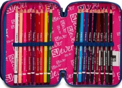 Astuccio scuola 3 zip SJ Ever Wingly Girl