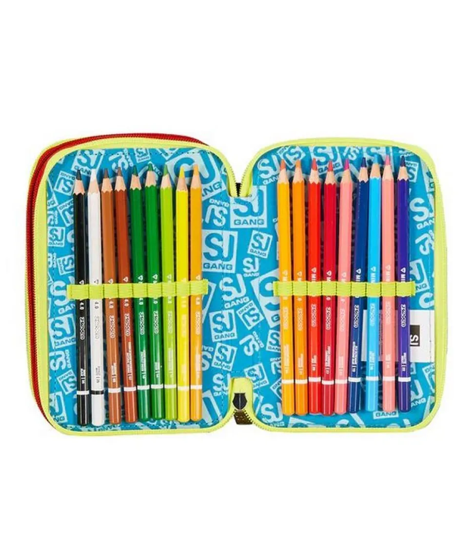 Astuccio scuola 3 zip SJ Funnygoal