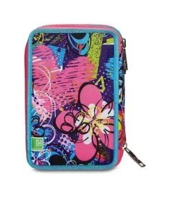 Astuccio scuola 3 zip SJ Gleamled Girl